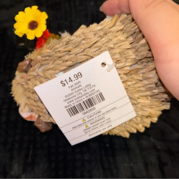 Straw Animal Decor - Set of 4 Animals - Picture 12 of 15